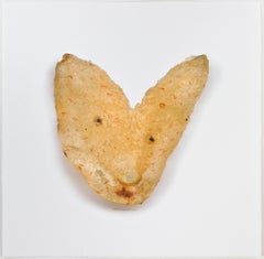 «abbit Disguised as a Tomato Basil Potato Chip » (fromage à tomates déguisé en pommes de terre), technique mixte de David  Barnett