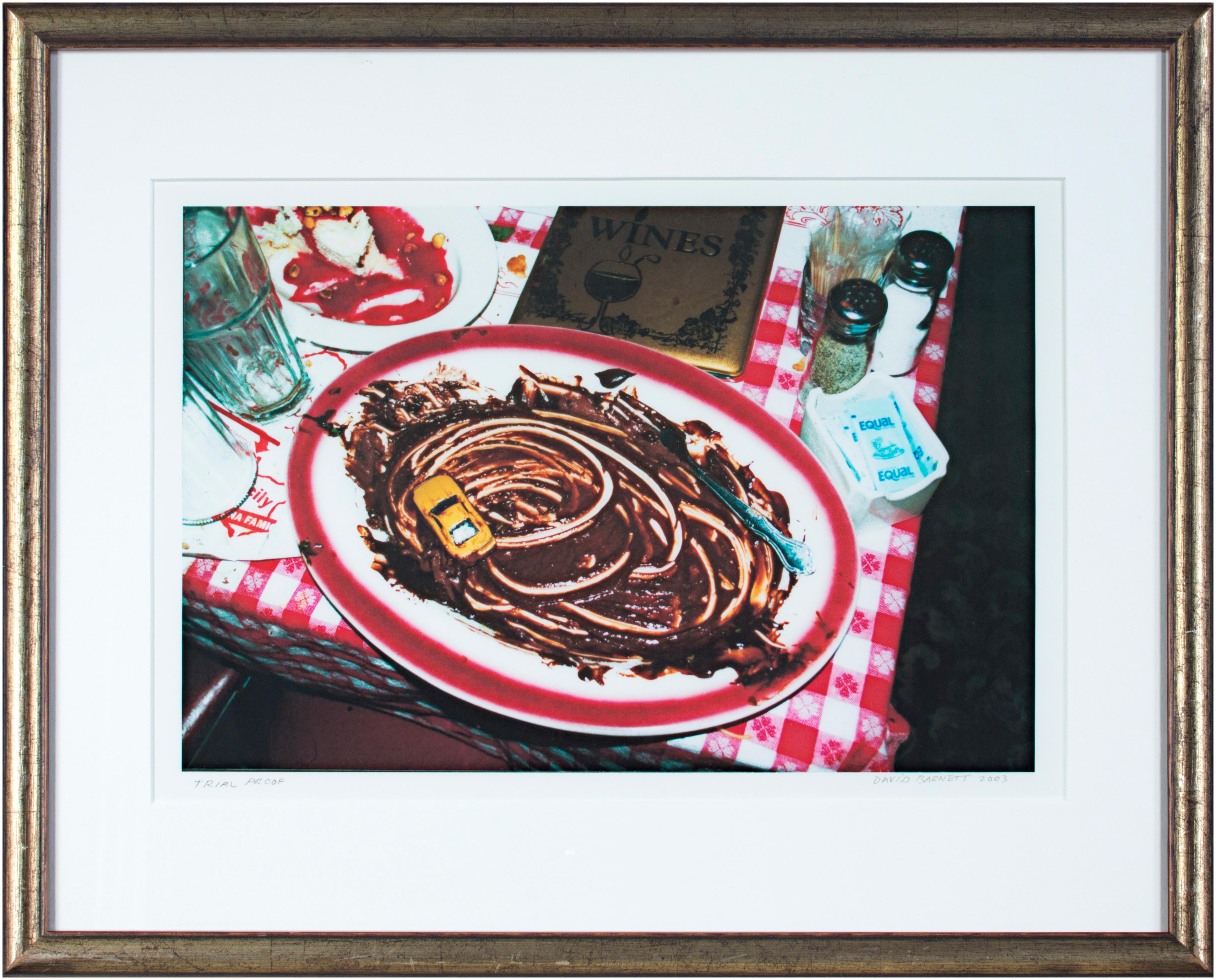 'Buca di Beppo - Chocolate Demolition Derby' signed trial proof photograph
