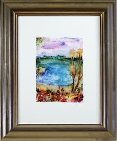 'First Signs of Autumn on Beaver Lake' signed giclee print after 1999 original