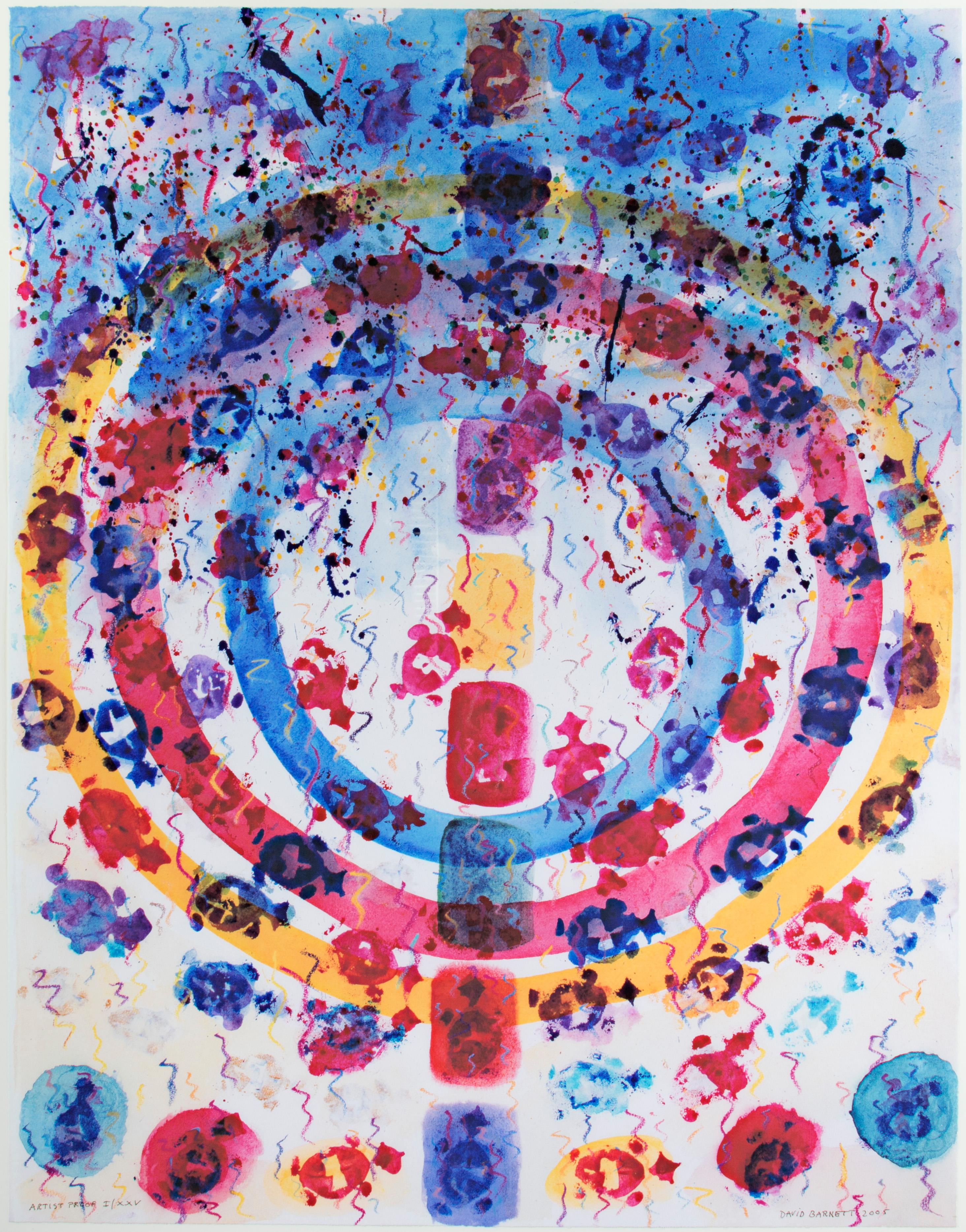 „Morph Dog Series: Celebration“ signierter Künstlerabzug mit I/XXV-Gicle-Druck  – Print von David Barnett