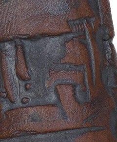 "Tool Relief I, " Original Stoneware & Ceramic Vase signed by David Barnett