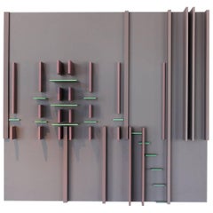David Barr, "Structurist Relief No. 93", 1973