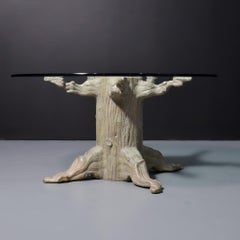 Esstisch von David Barrett, Faux Tree Trunk