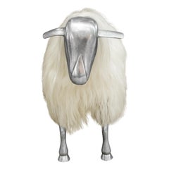 David Barrett Pair of Sheep Benches, 1970s