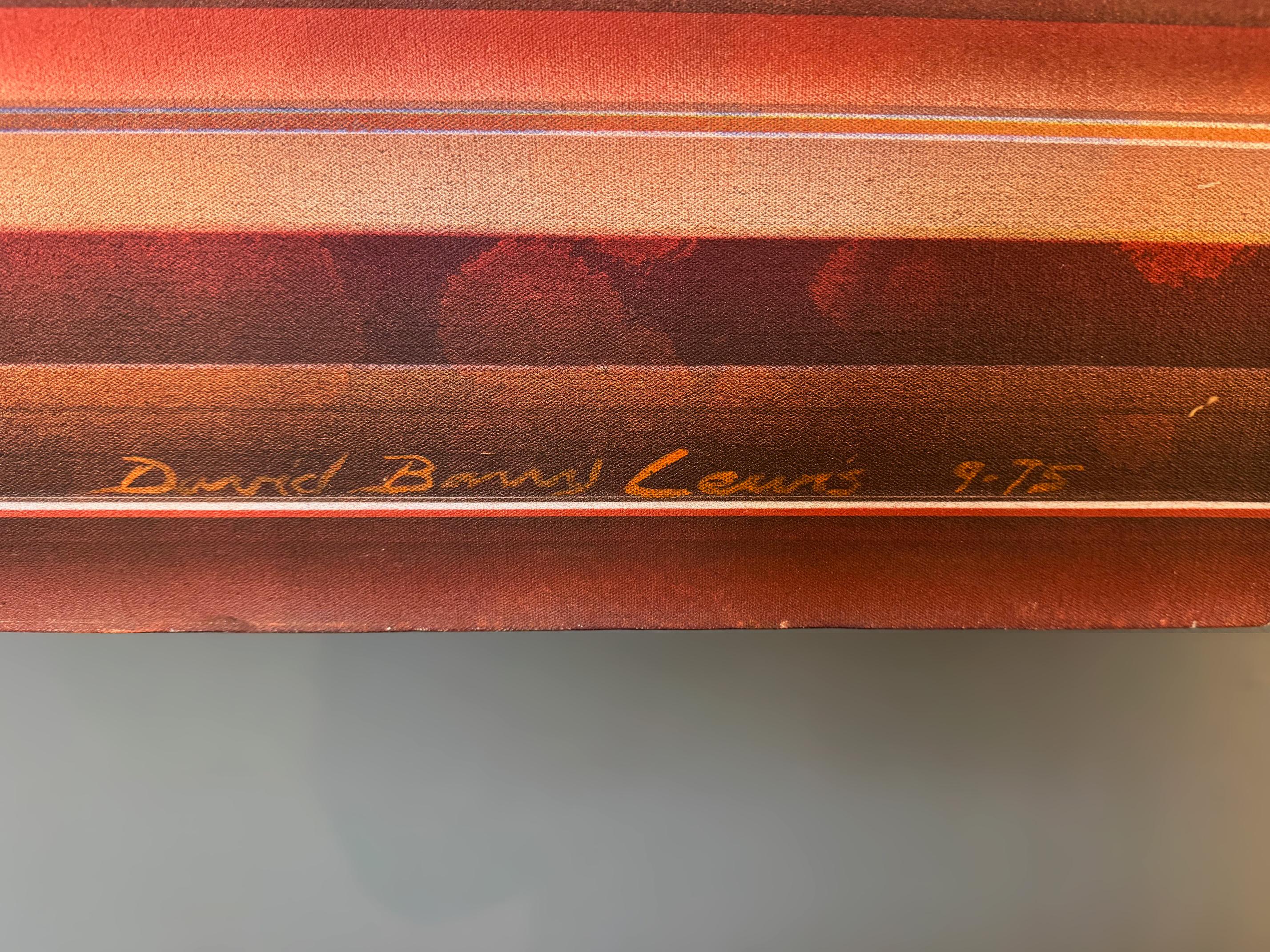 American David Barry Lewis Large Scale Mid century Abstract Painting For Sale