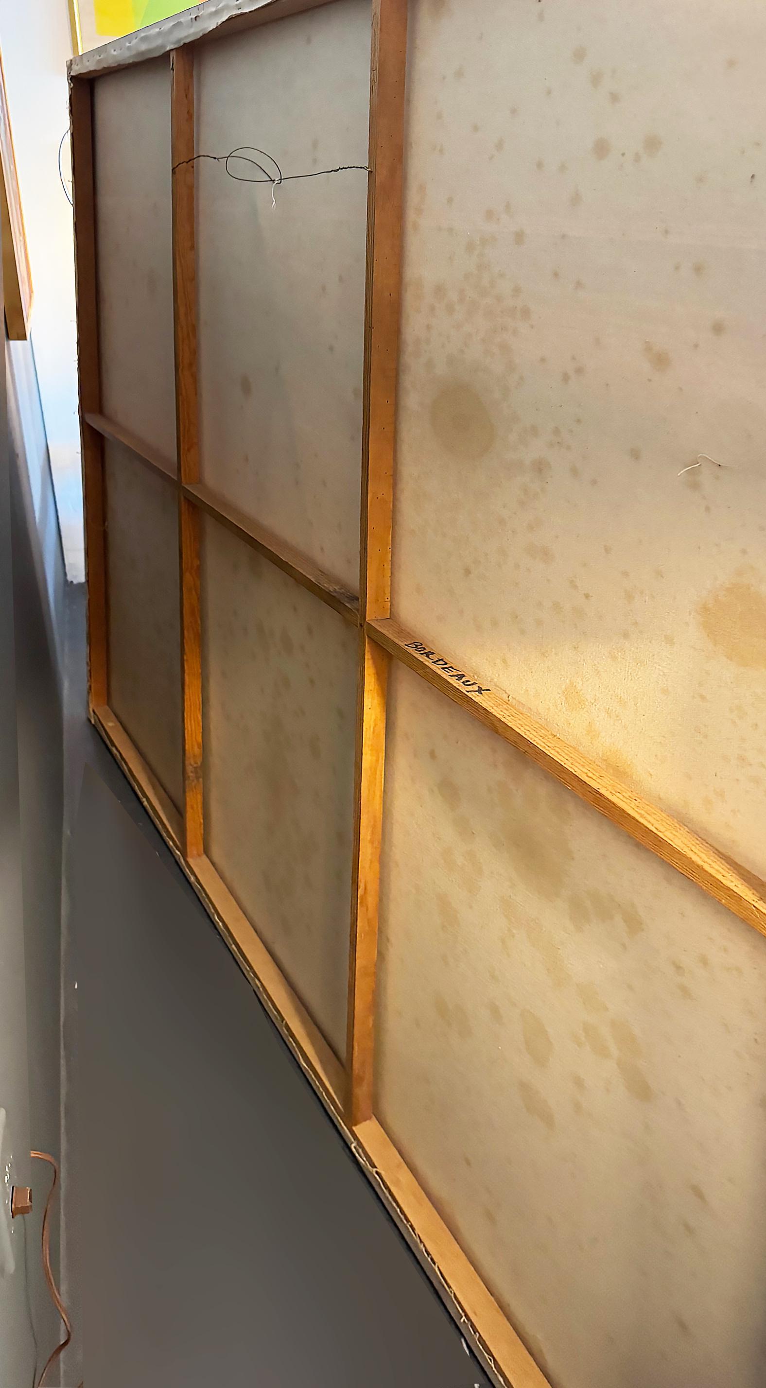 Canvas David Barry Lewis Large Scale Mid century Abstract Painting For Sale