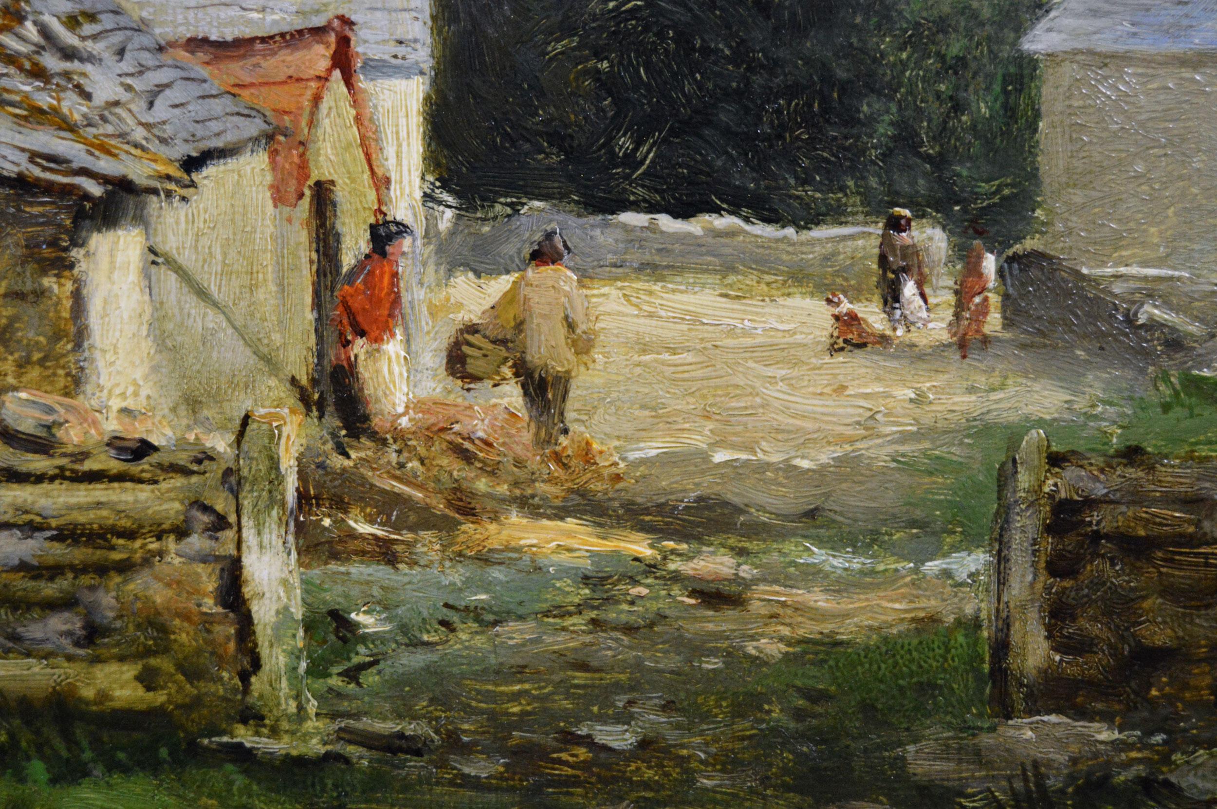 David Bates 
Británico, (1840-1921)
Cerca de Llandbedr
Óleo sobre lienzo, firmado y fechado en 1894, además inscrito a lápiz en el verso
Tamaño de la imagen: 17,75 pulgadas x 23,75 pulgadas 
Tamaño incluyendo el marco: 24,75 pulgadas x 30,75