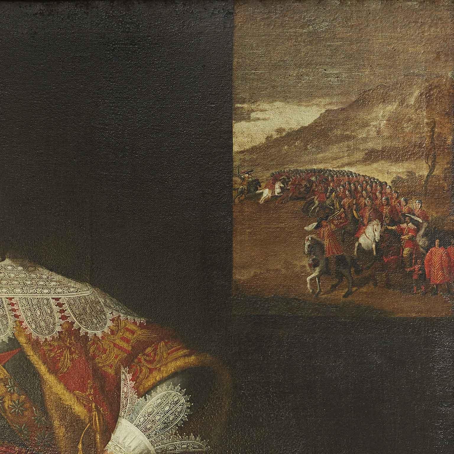 Canvas David Beck Ritratto del Governatore Generale del Ducato di Milano 1650 circa