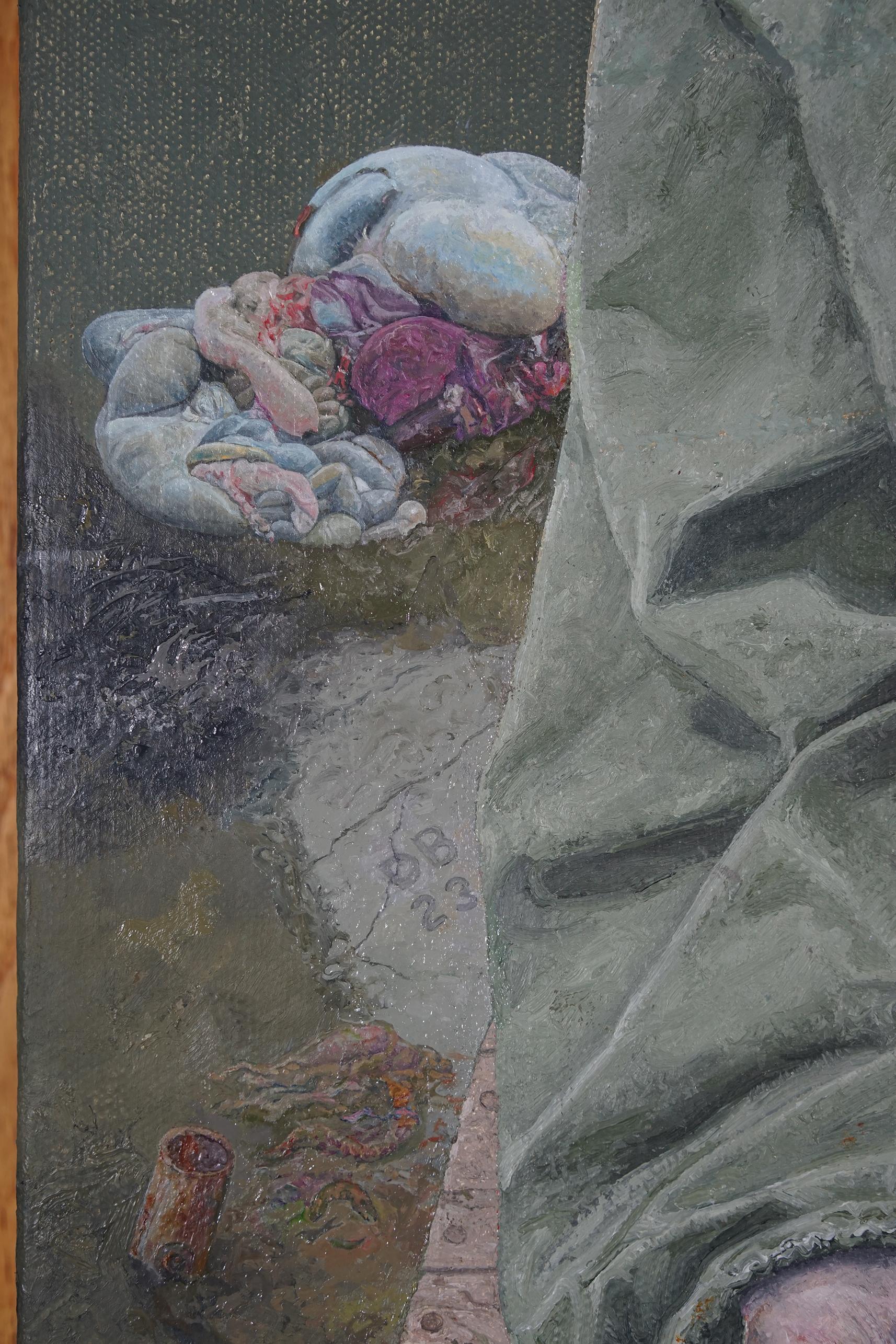 Watchman - Original oil painting - David Becker For Sale 2