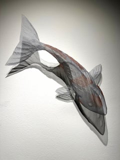 KOI, 2023, Steel Mesh Sculpture