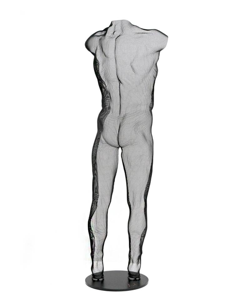 David Begbie Nude Sculpture - OZOS, 2021, Steel Mesh Sculpture