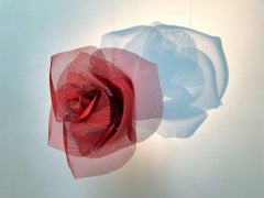 RROSE, 2023, Steel Mesh Sculpture