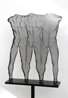 THRIEZE, 2021, Steel Mesh Sculpture