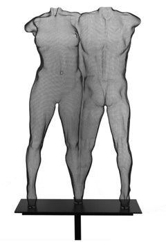 UUET, 2020, Stahlgeflecht-Skulptur