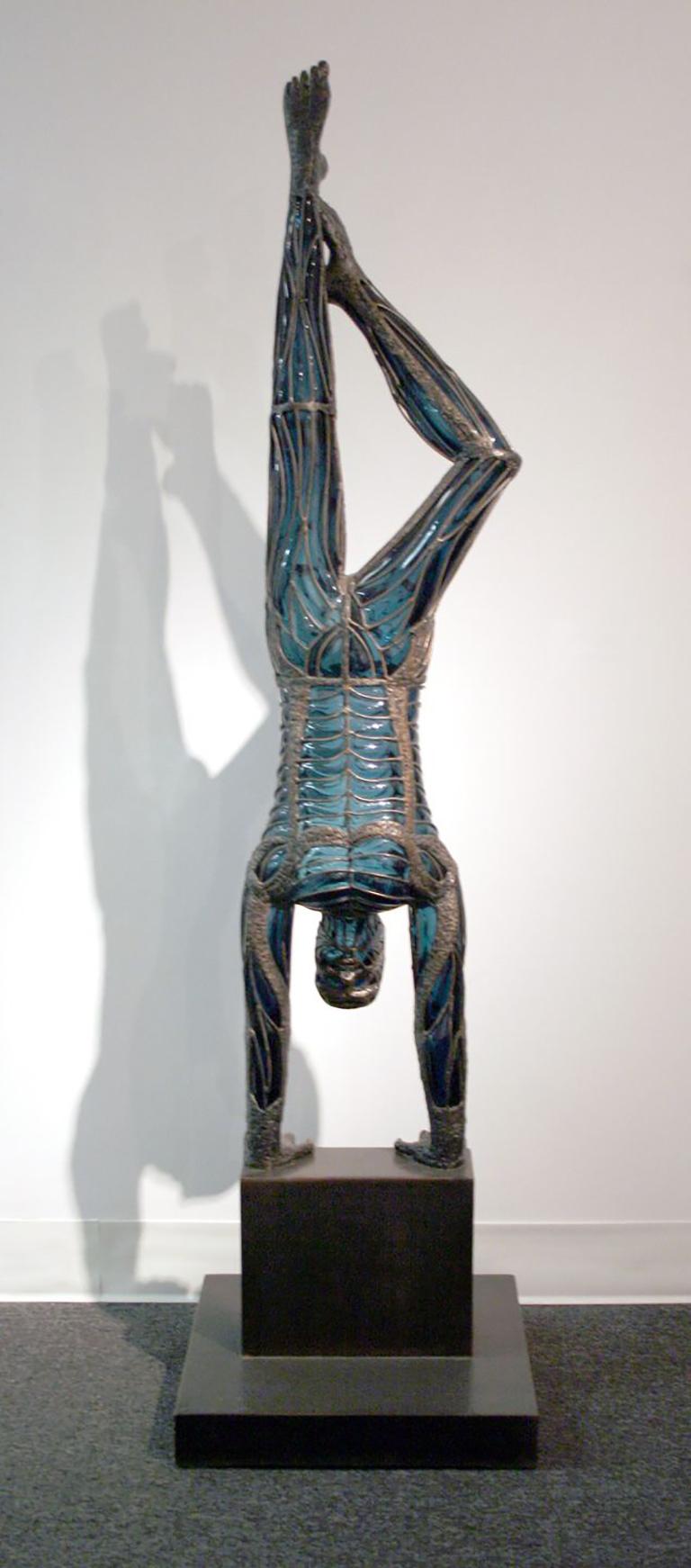 David Bennett Figurative Sculpture - Acrobatic Man