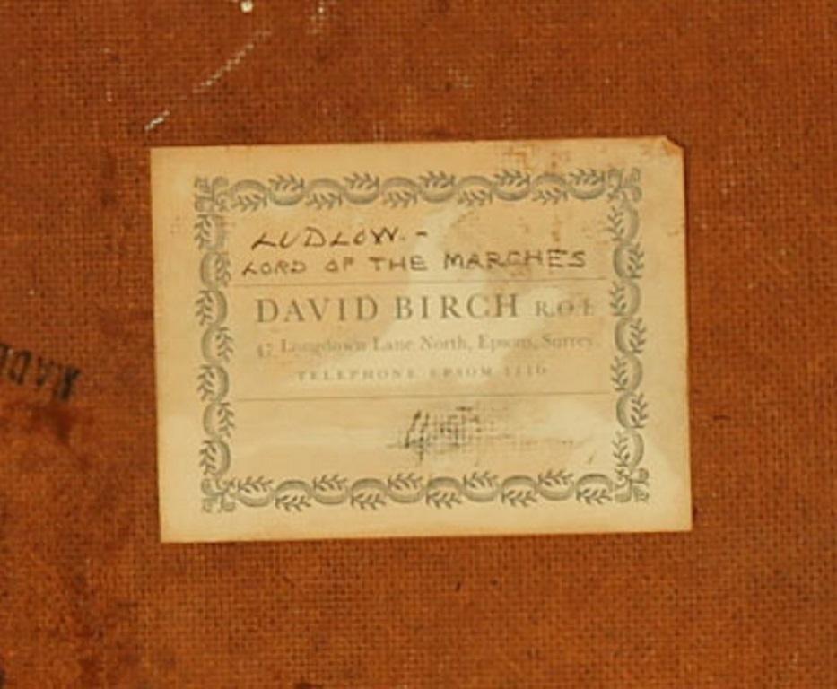 William Henry David Birch ROI (1894â€“1968) - Signed Oil, Ludlow Castle  3