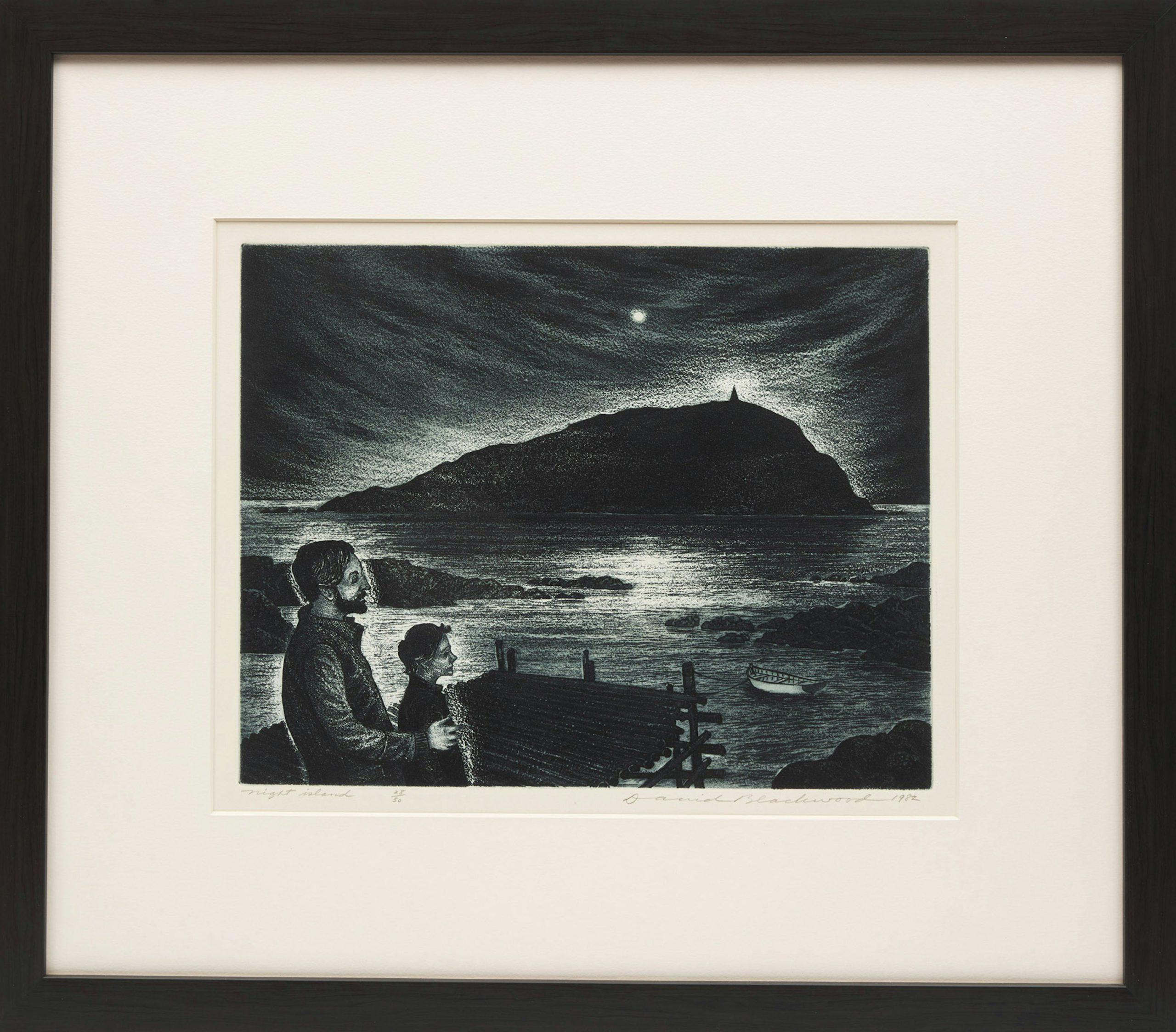 Isola della Notte - Print di David Blackwood