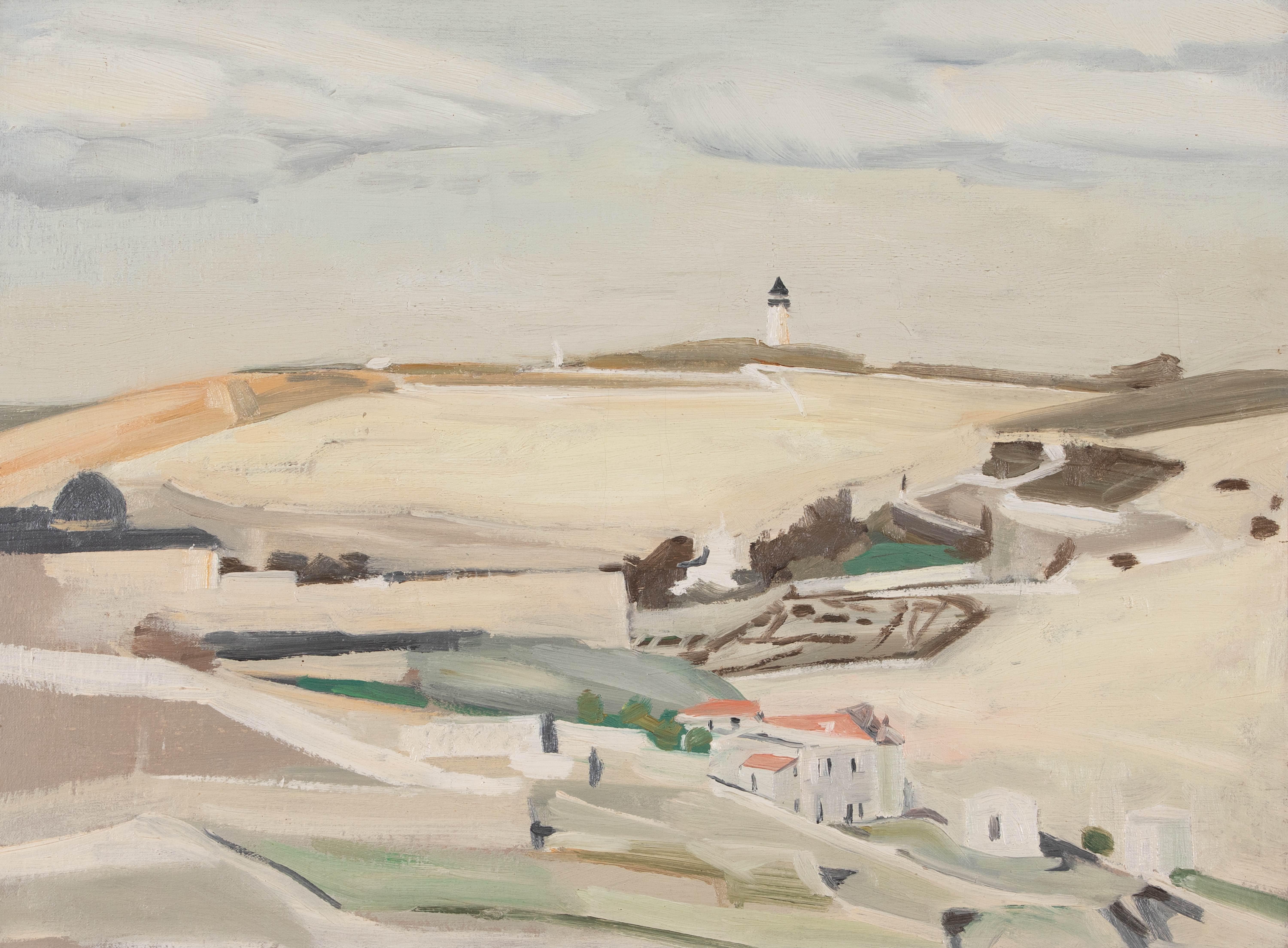 Mount Scopus and Government House by David Bomberg (1890-1957)
Oil on canvas
53.5 x 70.5 cm (21 x 27 ³/₄ inches)
Executed in 1923

Richard Cork has confirmed the authenticity of this work by David Bomberg. 

Provenance: The Leicester Galleries,
