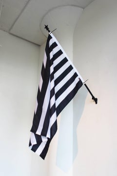 Bars and Stripes, 2017, Nylon flag, Aluminum flag pole