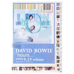 "David Bowie Hours" 1999 Japanese B2 Poster