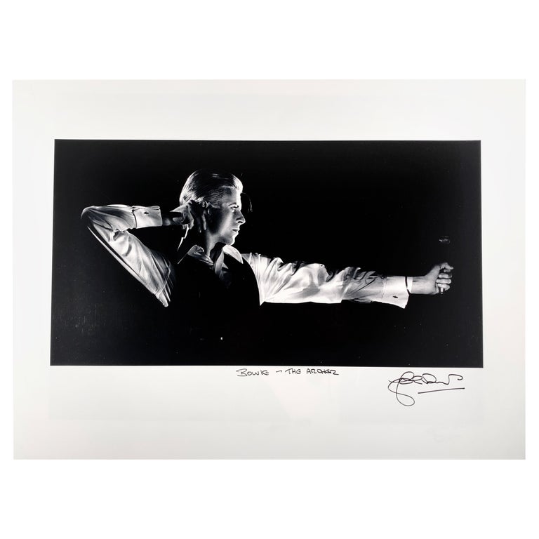 David Bowie Photograph “the Archer” by John Rowlands For Sale