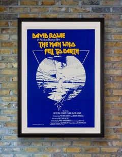 David Bowie "The Man Who Fell To Earth" Vintage Movie Poster, British, 1976