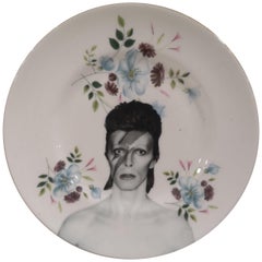 David Bowie vintage plate