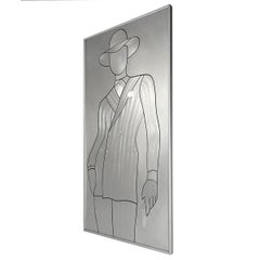 David Bowie Wall Piece Etched in Aluminium