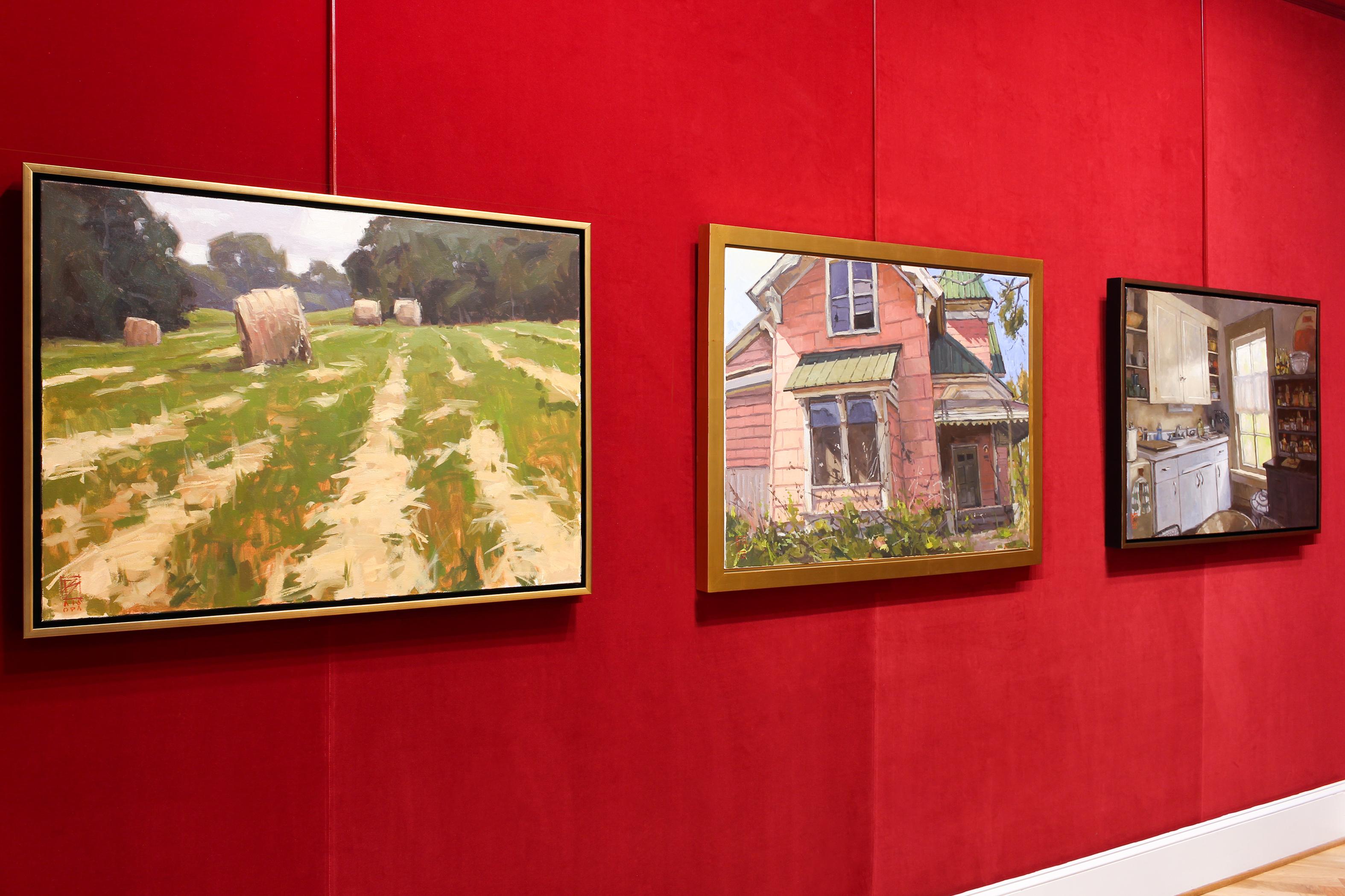 Questo dipinto architettonico di una casa in campagna presenta sfumature di rosso, verde e blu. Quest'opera è contenuta in una cornice che misura 34 per 44 pollici.

David Boyd si ispira alle opere di Edward Hopper, Andrew Wyeth e Winslow