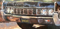 "Dax's Ride" - car painting - Dax Shepard - automobile - machine - impressionism