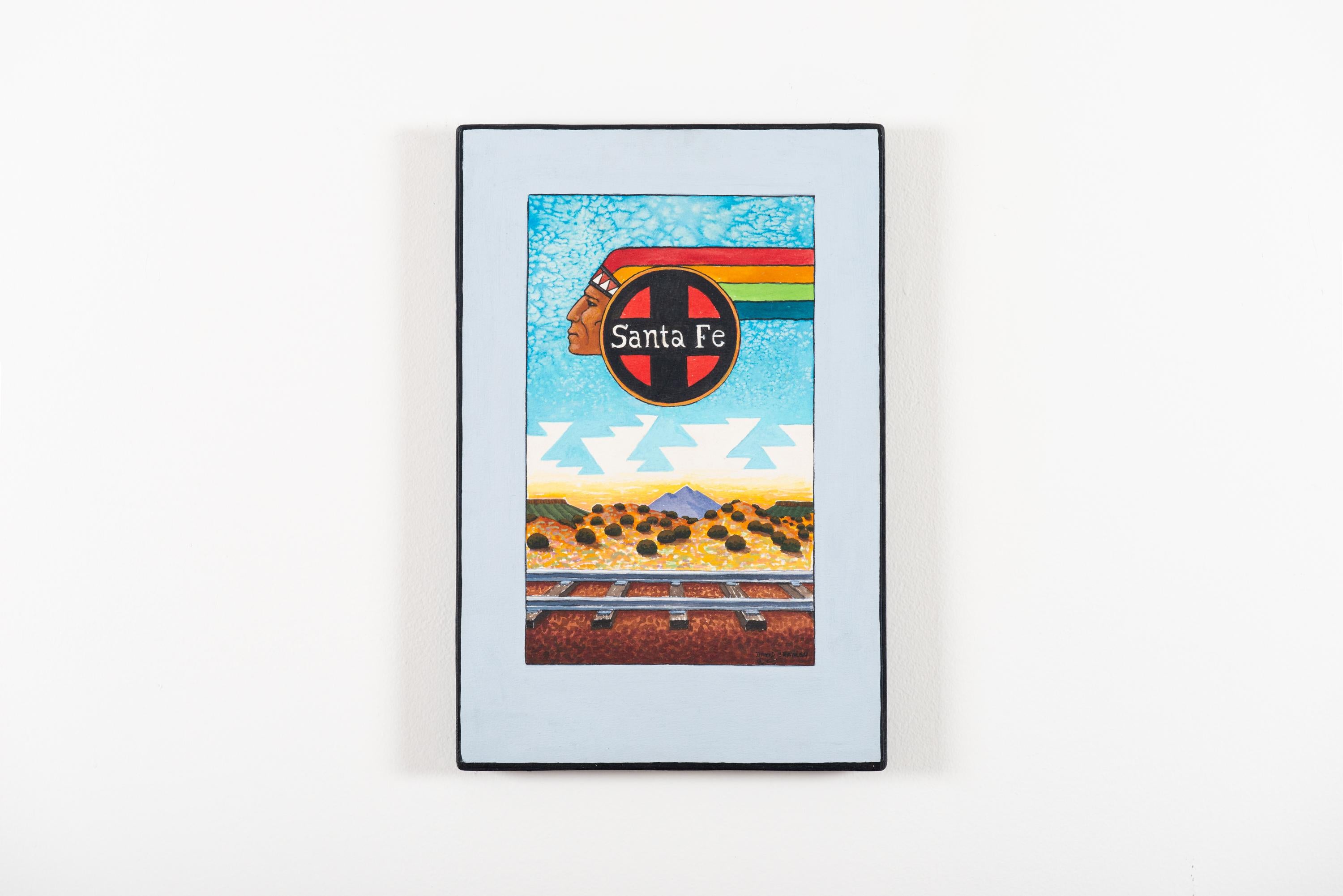 The Santa Fe Super Chief - Painting by David Bradley