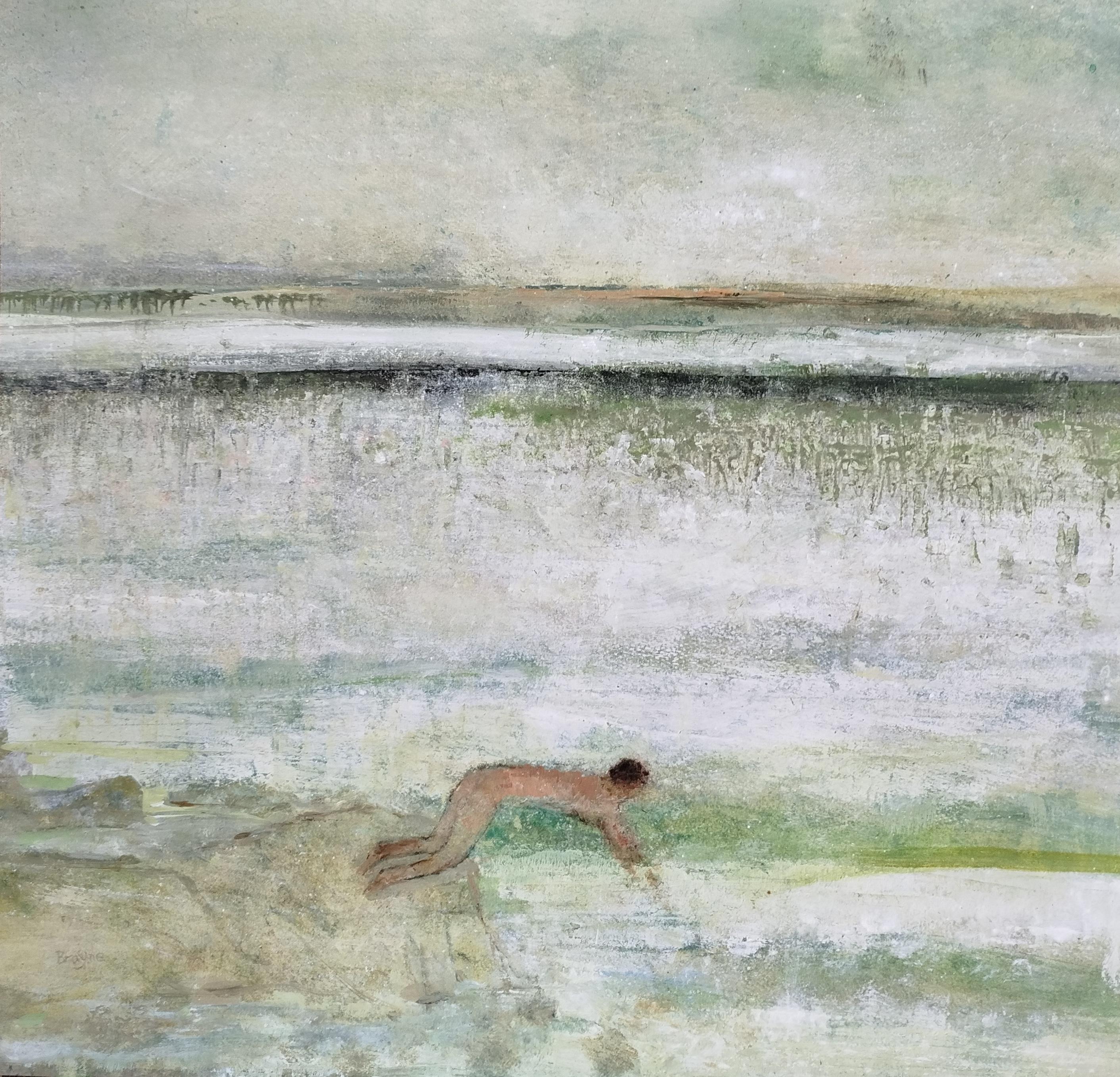 Landscape Painting di David Brayne - Il tuffatore