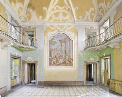 Villa abbandonata in Toscana, Italia, stampa a pigmenti d'archivio, incorniciata, 21x26