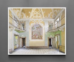 Verlassene Villa in der Toskana, Italien, Archiv-Pigmentdruck, gerahmt