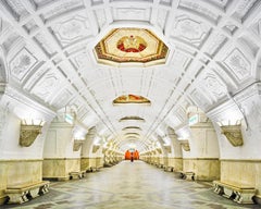 Stazione Belorusskaya di Mosca, stampa a pigmenti d'archivio, incorniciata, 21x26 in