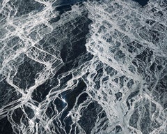 Braided River I Iceland, Archival Pigment Print, Framed