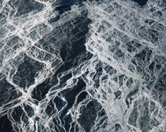 „Braided River I“, Island, zeitgenössischer Archiv-Pigmentdruck, 2008