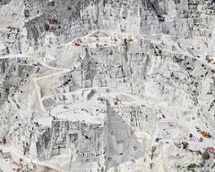 Cara Bianco VI, Carrara, Italien, Archiv-Pigmentdruck, minimalistische Landschaft
