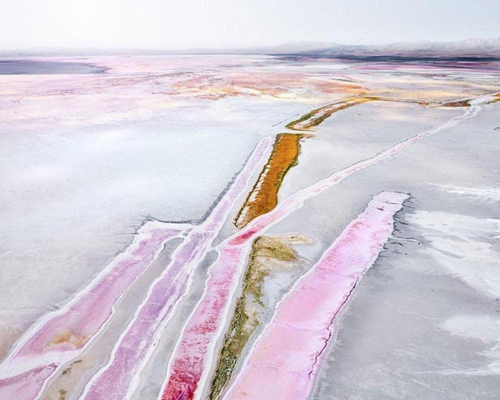 David Burdeny Color Photograph - Chlorine Plant 2, Great Salt Lake Utah