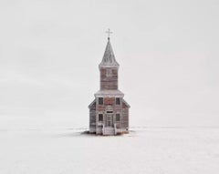 Church In Snow, Saskatchewan, CA (32" x 40")
