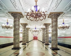 David Burdeny - gare Avtovo, Saint-Pétersbourg, Russie, 2015, Imprimé d'après