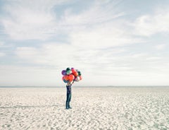 David Burdeny-Beach Ball Salesman Copacabana Beach, Rio, BR, 2013, Printed After