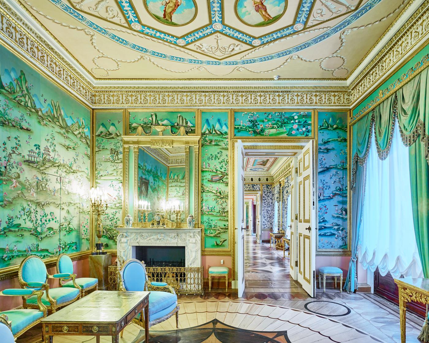 Title: Blue Drawing Room. Catherine Palace. Pushkin, Russia

All available sizes & editions for each size of this photograph:
21” x 26" Edition of 7
32” x 40" Edition of 7
44” x 55” Edition of 10
59” x 73.5” Edition of 5

Burdeny’s Russia images,