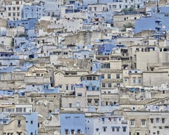 David Burdeny - Chefchaouen 01, Marocco, Fotografia 2022, Stampata Dopo