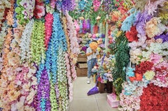 David Burdeny - Flower Vendor 02, Yiwu, Chine, photographie 2019, imprimée d'après