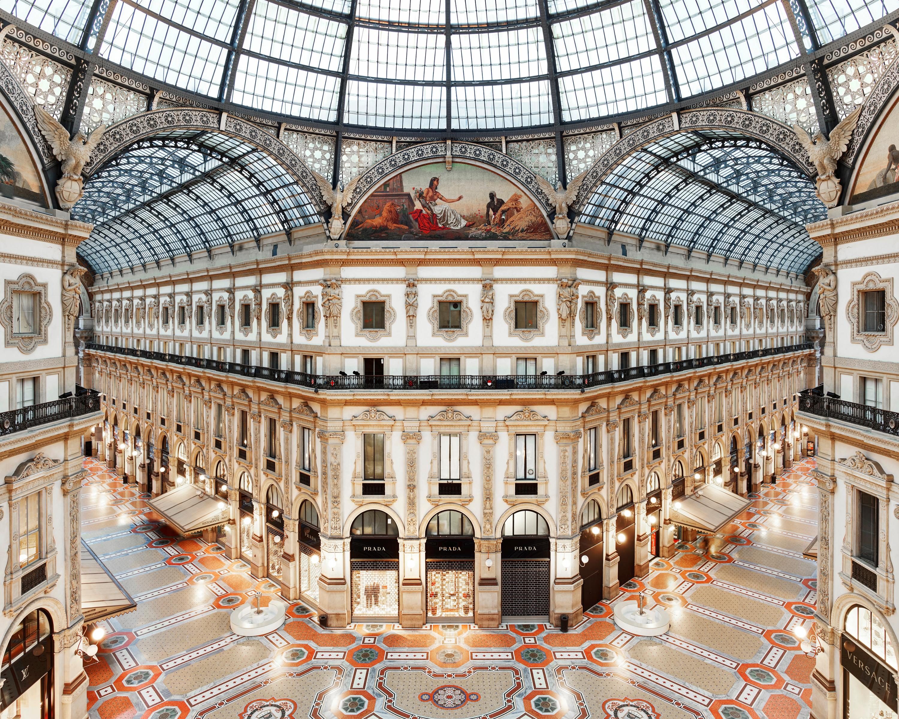 David Burdeny - Galleria Vittorio Emanuele II, Milan, Italie, 2016, Imprimé d
après