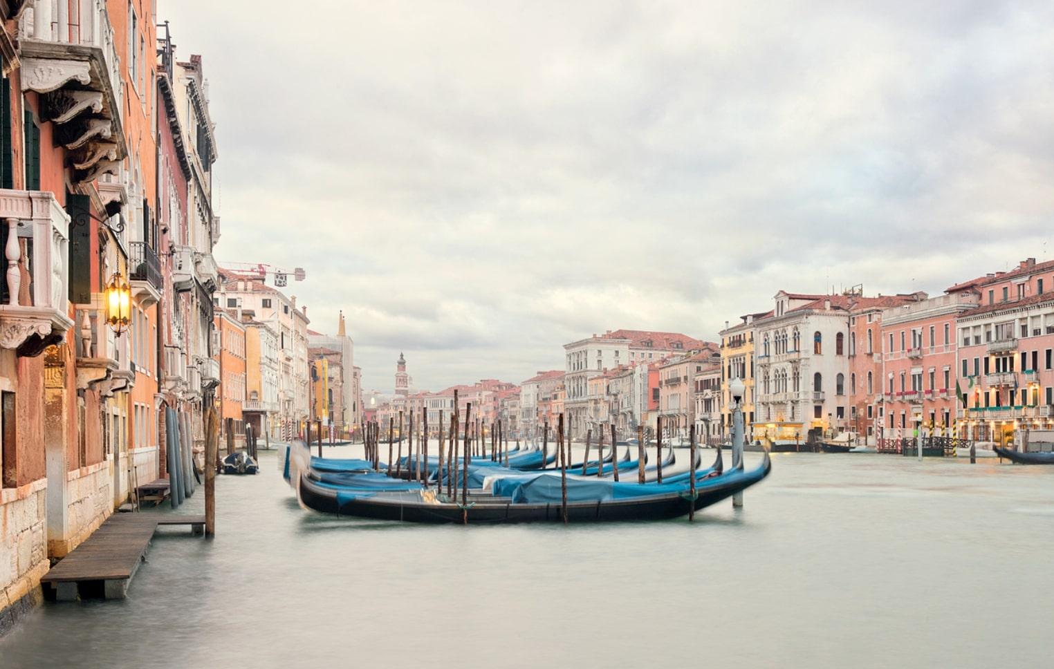 Title: Grand Canal, Venice, Italy

All available sizes &amp; editions for each size of this photograph:
13” x 21" Edition of 4
21” x 35" Edition of 4
32” x 53” Edition of 7
44" x 73" Edition of 10

While the spaces themselves are ornate and