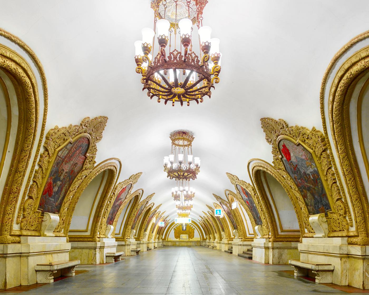 All available sizes & editions for each size of this photograph:
21” x 26" Edition of 7
32” x 40" Edition of 7
44” x 55” Edition of 10
59” x 73.5” Edition of 5

Burdeny’s Russia images, particularly in his photographs of the Moscow Metro, in which