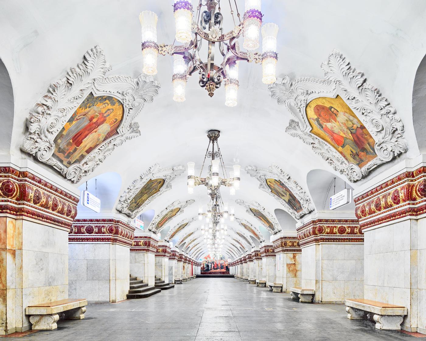 All available sizes & editions for each size of this photograph:
21” x 26" Edition of 7
32” x 40" Edition of 7
44” x 55” Edition of 10
59” x 73.5” Edition of 5

Burdeny’s Russia images, particularly in his photographs of the Moscow Metro, in which