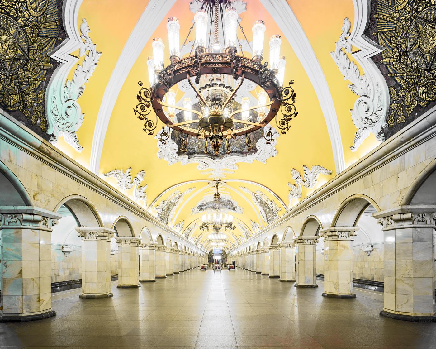 All available sizes & editions for each size of this photograph:
21” x 26" Edition of 7
32” x 40" Edition of 7
44” x 55” Edition of 10
59” x 73.5” Edition of 5

Burdeny’s Russia images, particularly in his photographs of the Moscow Metro, in which